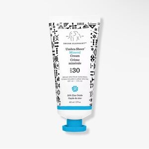 NWT Drunk Elephant Umbra 100% Mineral Cream SPF 30/PA+++ Tinted Face Sunscreen